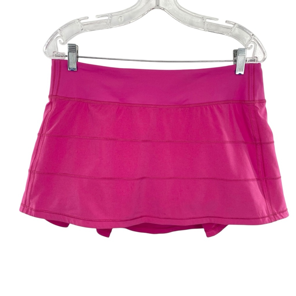 Lululemon Pace Rival Mid Rise Skirt in Sonic Pink